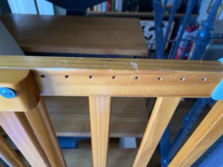 2 Barreras seguridad madera niños escaleras