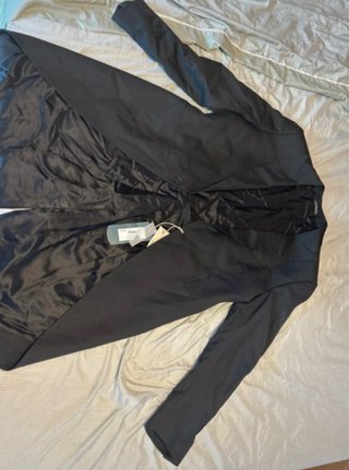 Chaqué Belgrave Lana Virgen Negro/Gris Talla 52
