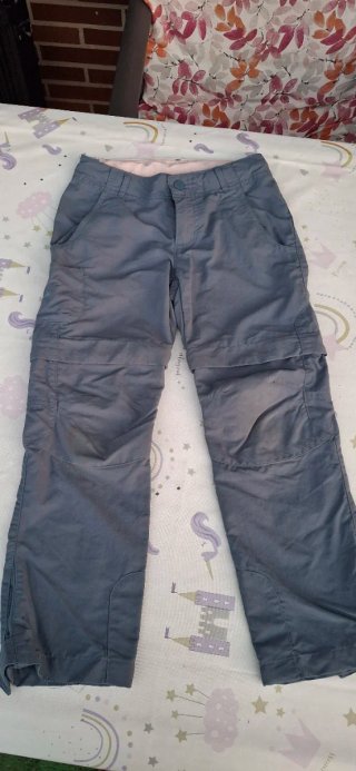 Pack pantalón montaña desmontable y polar niña