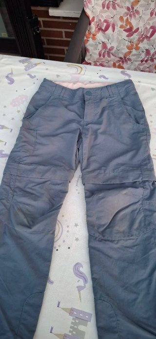 Pack pantalón montaña desmontable y polar niña
