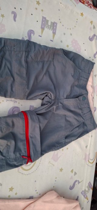 Pack pantalón montaña desmontable y polar niña