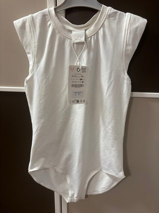 Body Zara niña 12-13 años blanco
