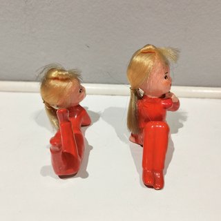 Figuritas cerámica esmaltada Japón 60s