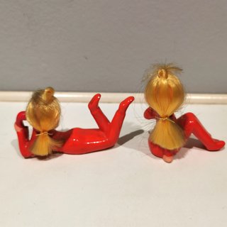 Figuritas cerámica esmaltada Japón 60s