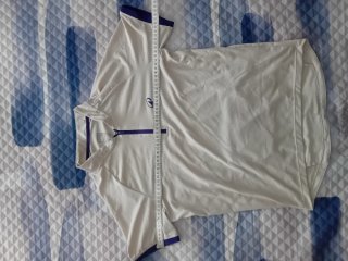Camisola de Ciclismo Decathlon Branca c/ Zíper