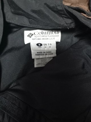Pantalón de esquí negro 8 años