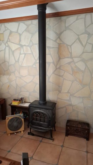 Chimenea de leña hierro fundido marca Jotul