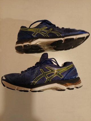 Asics Sapatilhas Azul Escuro e Verde Fluorescente