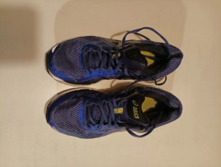 Asics Sapatilhas Azul Escuro e Verde Fluorescente