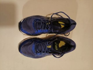 Asics Sapatilhas Azul Escuro e Verde Fluorescente