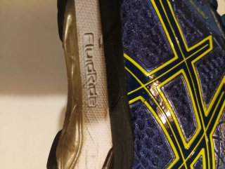 Asics Sapatilhas Azul Escuro e Verde Fluorescente