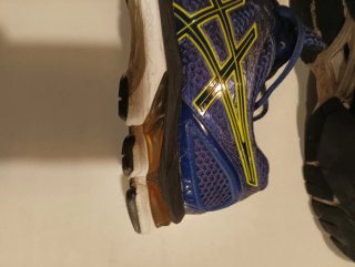 Asics Sapatilhas Azul Escuro e Verde Fluorescente