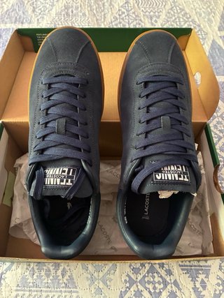 Zapatillas Lacoste TENNIS Hombre Azul Marrón
