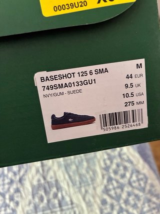 Zapatillas Lacoste TENNIS Hombre Azul Marrón