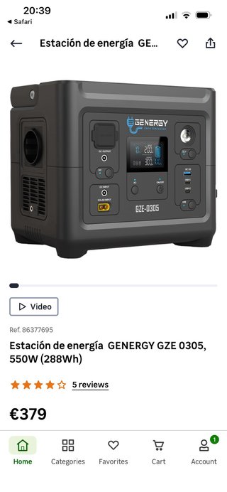 Batería Portátil, Panel Solar y Nevera Portátil