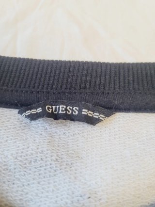 Sudadera Guess Camuflaje Logo Naranja