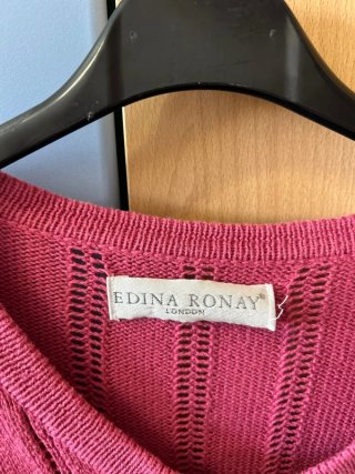 Chaqueta de punto Edina Ronay rosa
