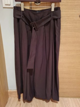Falda pantalón midi Massimo Dutti