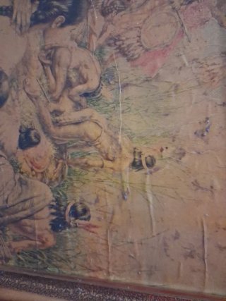 Cuadro antiguo nativos americanos