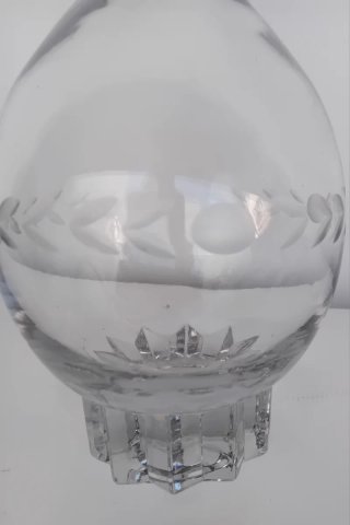 Fioriera e 4 bicchierini in cristallo fine antichi
