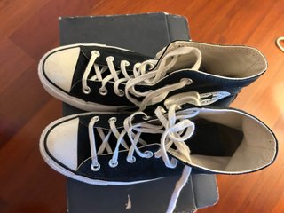 Converse Botas Negras Plataforma