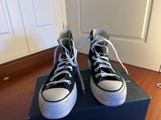 Converse Botas Negras Plataforma