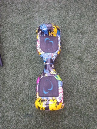Hoverboard con Silla Go-Kart Negra