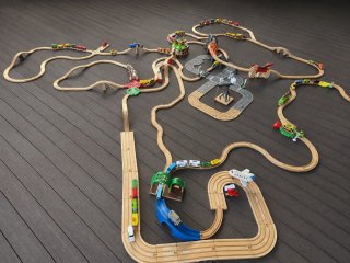 Lote de trenes y accesorios