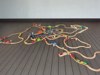 Lote de trenes y accesorios
