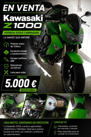 Kawasaki Z1000 Naked 1043cc