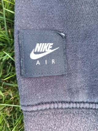 Sudadera Nike Air Gris y Azul