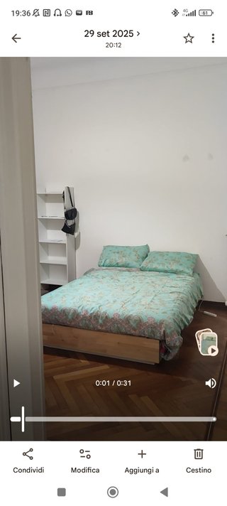 Letto una piazza e mezza con materasso
