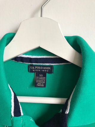 Polo U.S. Polo Assn. Mujer Verde Talla