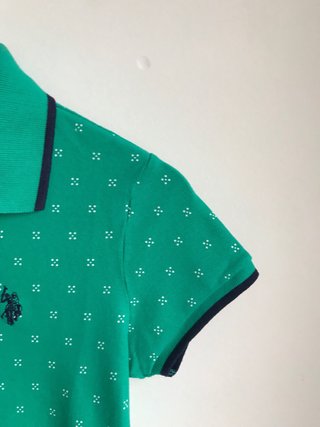 Polo U.S. Polo Assn. Mujer Verde Talla