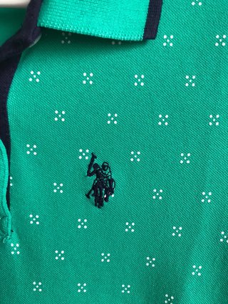 Polo U.S. Polo Assn. Mujer Verde Talla