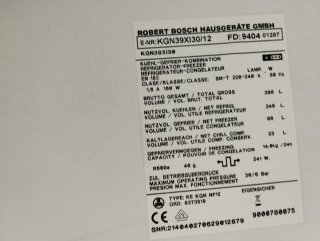 Nevera Marca BOSCH No Frost