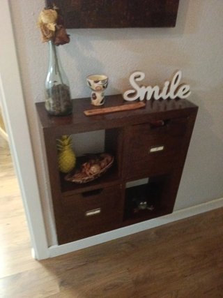 Mueble recibidor de madera