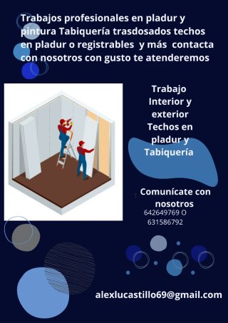 Trabajos Pladur y Pintura