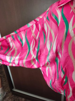 Camisa oversize estampada multicolor