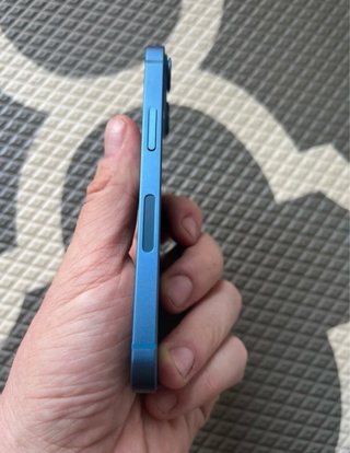 iPhone 13 mini blu 91% batteria