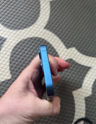 iPhone 13 mini blu 91% batteria
