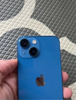iPhone 13 mini blu 91% batteria