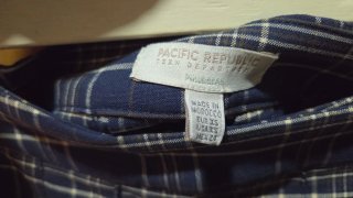 Falda cuadros Pacific Republic T XS