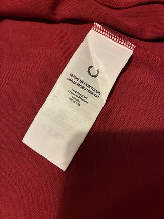 Chaqueta Fred Perry Roja