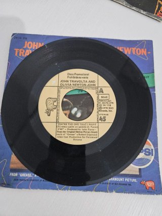 Vinilo 7" de la película Grease (1978)