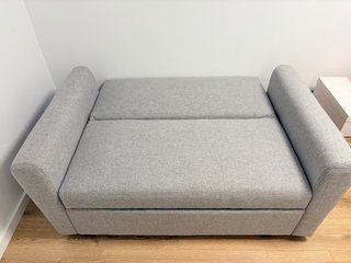 Sofá Cama Gris 2 Plazas Sin Estrenar