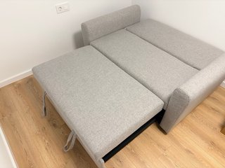 Sofá Cama Gris 2 Plazas Sin Estrenar
