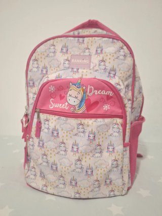 Mochila Escolar Ranking Unicornios Rosa