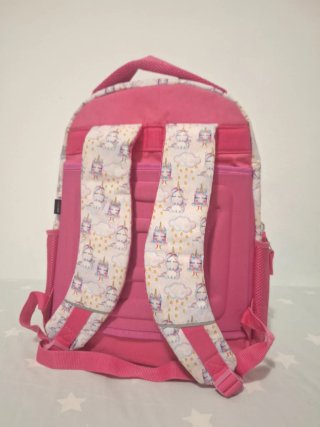 Mochila Escolar Ranking Unicornios Rosa