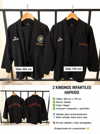 2 kimonos Hapkido Daedo niño 160/170cm